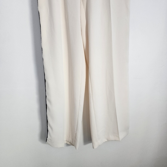 Cream Wide-Leg Trousers Zara Size M nwt - Picture 6 of 13